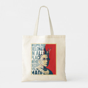 Bolsa Tote Ruth Bader Ginsburg - RBG notória