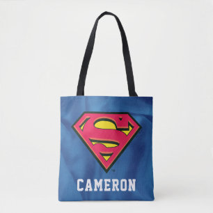 Bolsa Tote S-Shield Personalizado do Super-Homem   Logotipo c