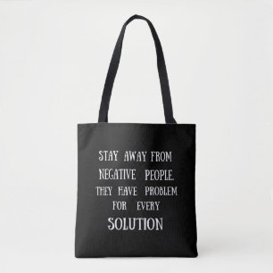Bolsa Tote sábio ditado sobre a vida real