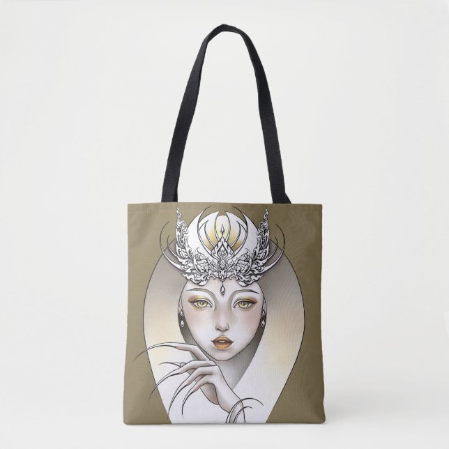 Bolsa Tote Sac fourre-tout Déesse de la lune (Frente)