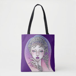 Bolsa Tote Sac fourre-tout Déesse de la nuit violet