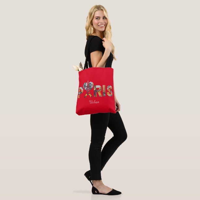 Bolsa Tote Sac fourre-tout - J'aime Paris - Street Art Urban (No(a) Modelo)