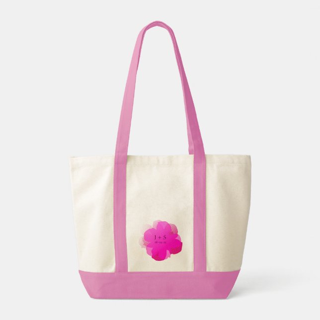 Bolsa Tote Sac Fourre-tout Jumbo Popflower Rose (Verso)