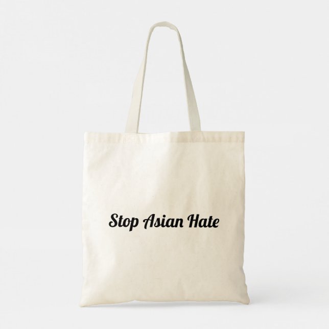 Bolsa Tote Sac - Je Ne Suis Pas Un Virus - Stop Asian Hate (Verso)
