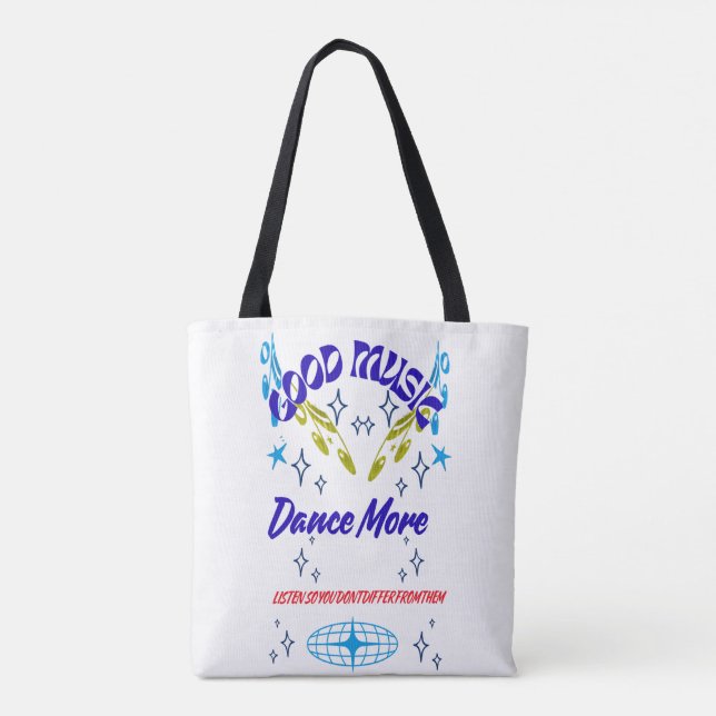 Bolsa Tote Sac, Music Dance (Verso)
