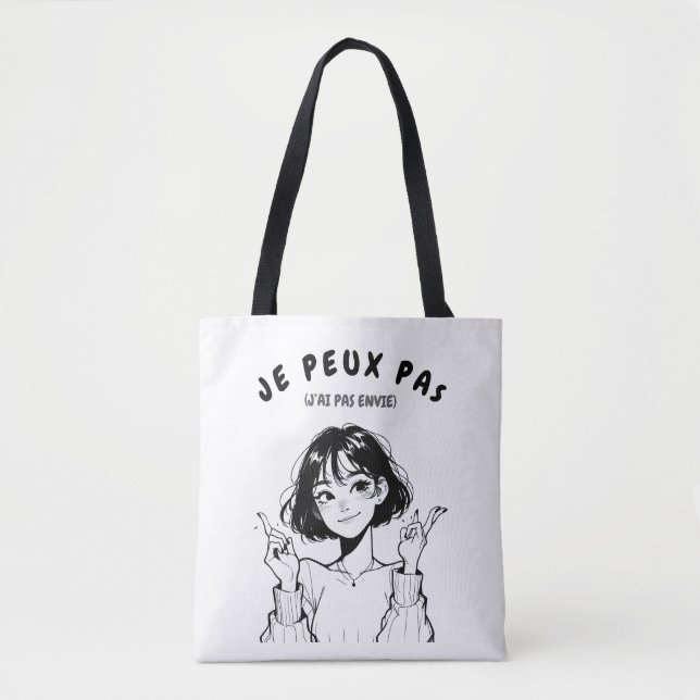 Bolsa Tote Sac personnalisable à message