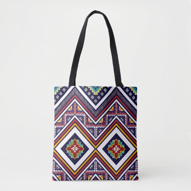 Bolsa Tote Saca Azteca Diamante (Frente)