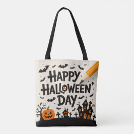 Bolsa Tote Saca de braço de Halloween