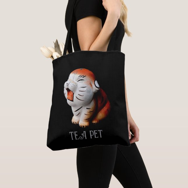 Bolsa Tote Saca de Chá Pet Tigre (Close Up)