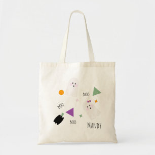 Bolsa Tote Saca de compras de confeite doce fantasma fofo