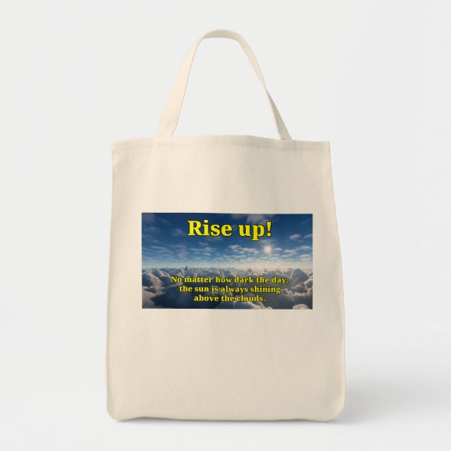 Bolsa Tote Saca de Compras Levante-se (Frente)