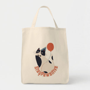 Bolsa Tote Saca de compras para festa de aniversário de gato