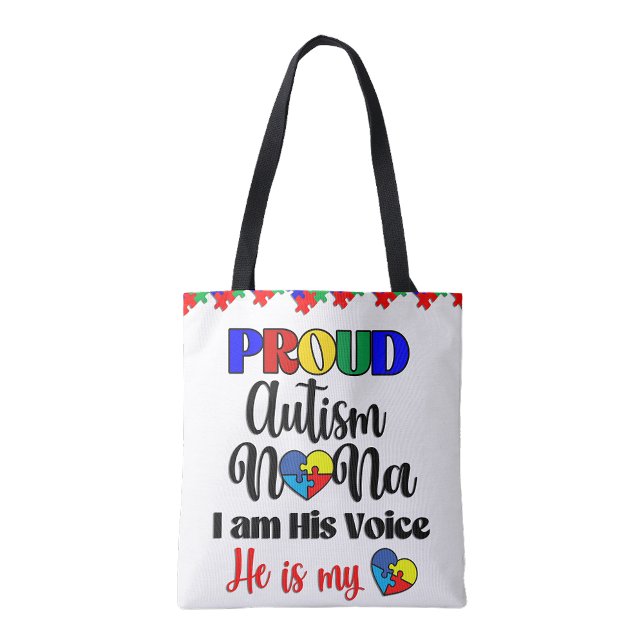 Bolsa Tote Saca de compras Proud Autism Nana  (Proud Autism Nana Shopping tote bag)