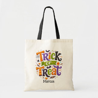 Bolsa Tote Saca de Doces ou Travessuras Personalizada