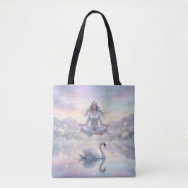 Bolsa Tote Saca de Fantasia da Mulher em Meditação Serena & C