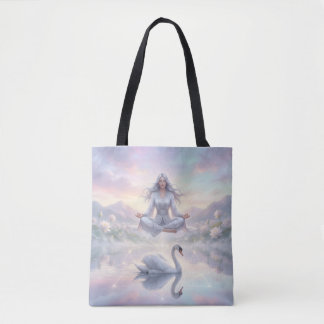 Bolsa Tote Saca de Fantasia da Mulher em Meditação Serena & C