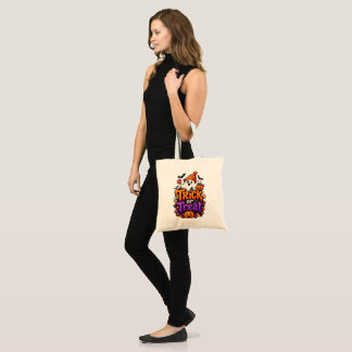 Bolsa Tote Saca de Fantasma para Doce ou Travessura