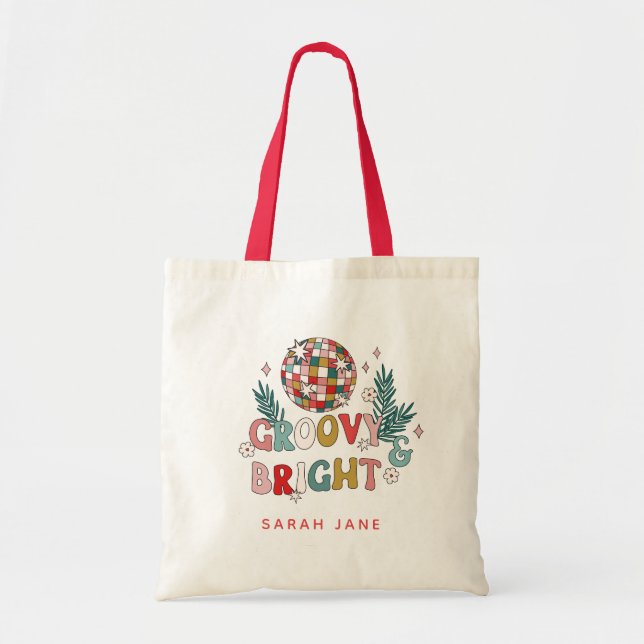 Bolsa Tote Saca de Férias Retro (Frente)