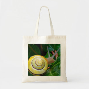 Bolsa Tote Saca de Foto de Caracol Amarelo