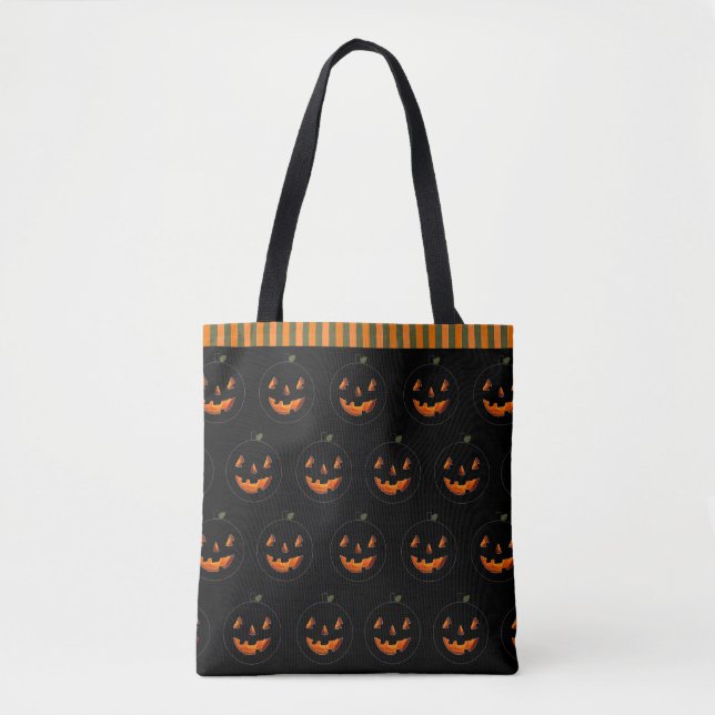 Bolsa Tote Saca de Halloween de Outubro (Frente)