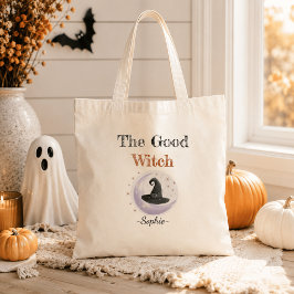 Bolsa Tote Saca de Halloween Personalizada – A Boa Bruxa