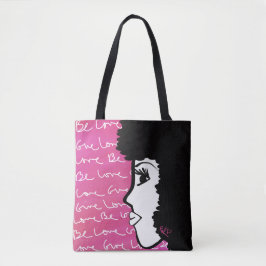 Bolsa Tote Saca de Lona Be Love Give Love