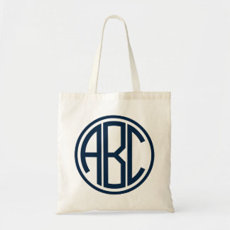 Bolsa Tote Saca de Lona Personalizada com Monograma