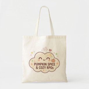 Bolsa Tote Saca de Lona Pumpkin Spice & Cozy RPGs