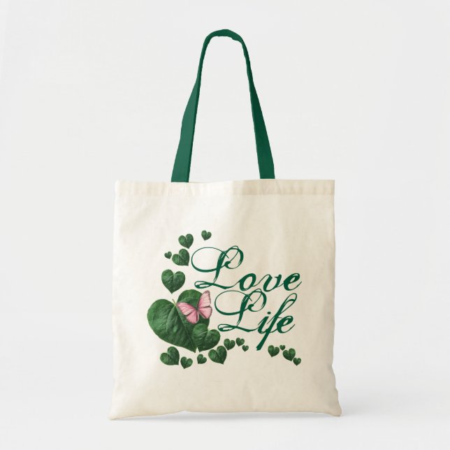 Bolsa Tote Saca de mão amar a vida (Frente)