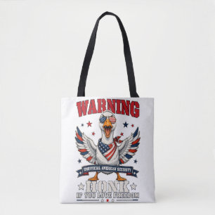 Bolsa Tote Saca de mão Angry Goose 4 de Julho