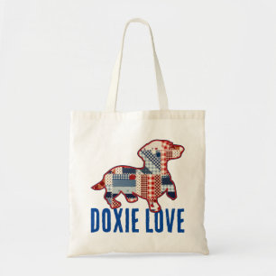 Bolsa Tote Saca de mão de cachorro dachshund fofo