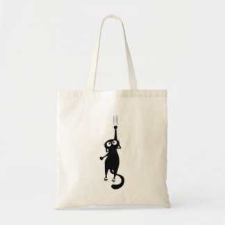 Bolsa Tote Saca de mão de Gato Preto Fofo | Saca de Compras R
