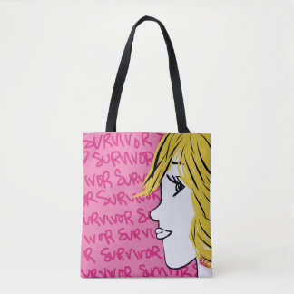 Bolsa Tote Saca de mão de sobrevivente de câncer de mama