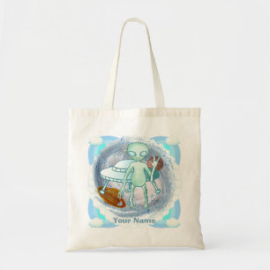 Bolsa Tote Saca de mão do Invasor Alien