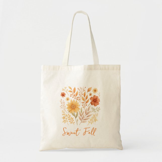 Bolsa Tote Saca de mão doce temporada de outono (Frente)