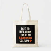Saca de mão engraçado de Halloween – Devido à Infl