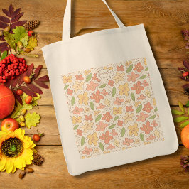 Bolsa Tote Saca de Mão Floral Personalizada – Presente para E