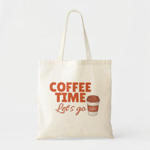 Saca de mão fofo para amantes de café 