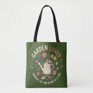 Bolsa Tote Saca de mão Jardim Amoroso Botânico Regador