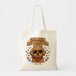 Bolsa Tote Saca de mão Mãe do Golden Retriever | Presente de 