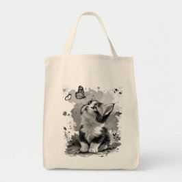 Bolsa Tote Saca de mão Mia do Gato Fofo