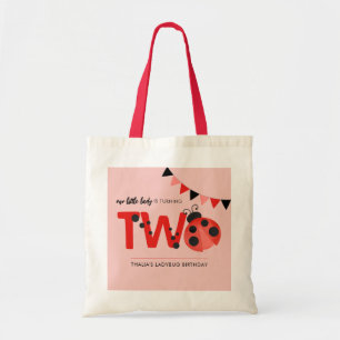 Bolsa Tote Saca de mão personalizada da Pequena Dama Joaninha