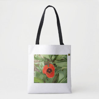 Bolsa Tote Saca de mão Tulipa Vermelha
