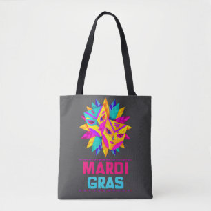 Bolsa Tote Saca de Mardi Gras Máscaras