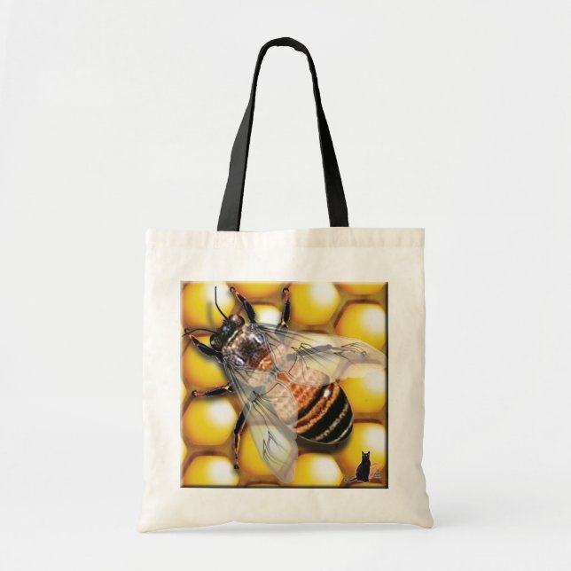 Bolsa Tote Saca de Melhoria Abelha (Frente)