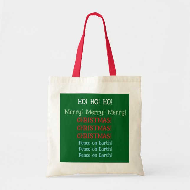 Bolsa Tote Saca de Natal! (Frente)