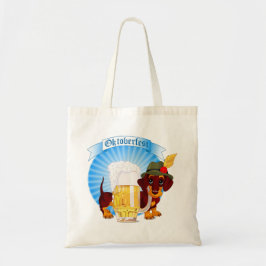 Bolsa Tote Saca de Oktoberfest Dachshund Dog