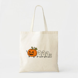 Bolsa Tote Saca de Parada de Fantasmas Fofos do Halloween do