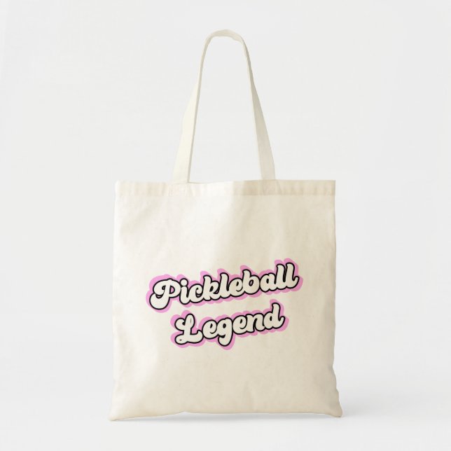 Bolsa Tote Saca de Pickleball Engraçado (Frente)