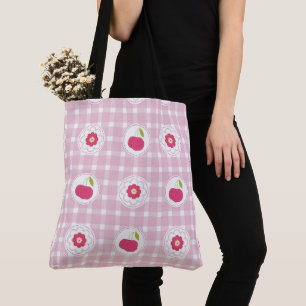 Bolsa Tote Saca de Piquenique Cereja